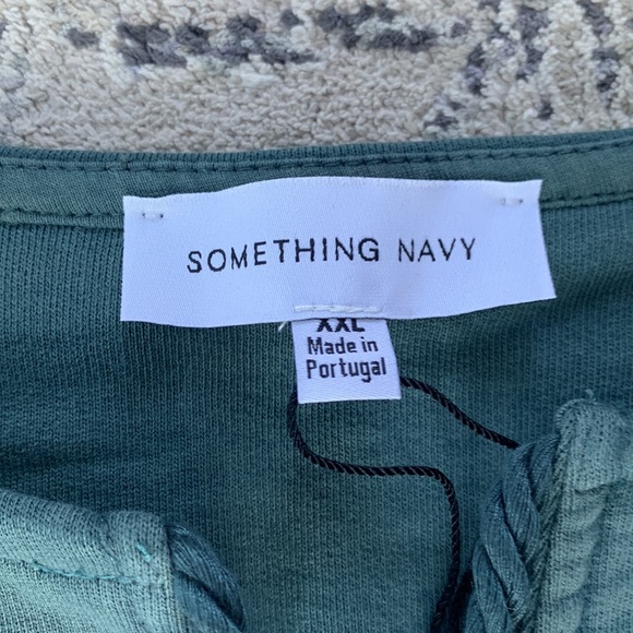 Something Navy Tassel Sweatshirt - Picture 3 of 5